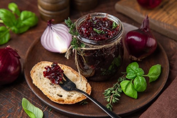 Purple onion jam – a simple and delicious recipe, how to cook step by step