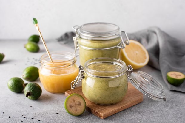 Feijoa jam with lemon and sugar – a simple and delicious recipe, how to cook step by step