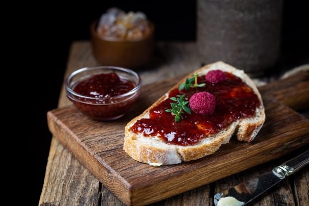 Raspberry jam with herbs – a simple and delicious recipe, how to cook step by step