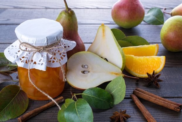 Pear jam with oranges – a simple and delicious recipe, how to cook step by step