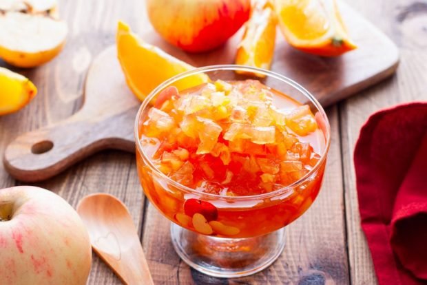 Apple jam with orange is a simple and delicious recipe, how to cook step by step