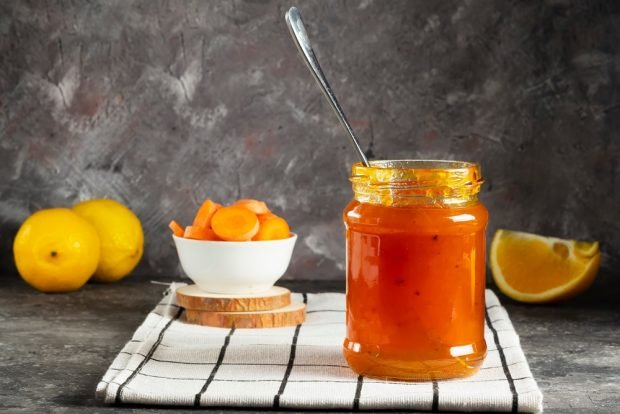 Carrot and citrus jam