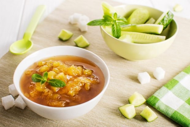 Cucumber jam is a simple and delicious recipe, how to cook step by step