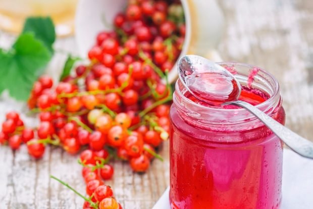 Red currant jelly with twigs is a simple and delicious recipe, how to cook step by step