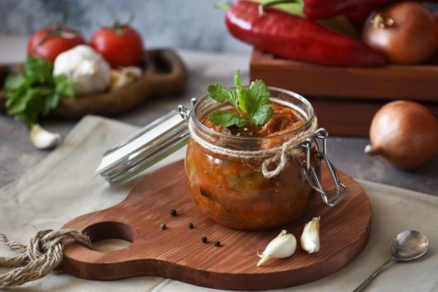 Eggplant caviar in Armenian for winter