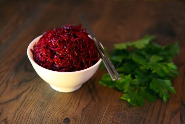 Beetroot salad in Korean for winter – a simple and delicious recipe, how to cook step by step