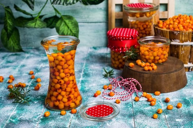 Sea buckthorn compote without sugar for winter – a simple and delicious recipe, how to cook step by step