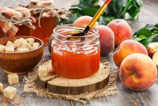 Peach jam without sterilization is a simple and delicious recipe, how to cook step by step