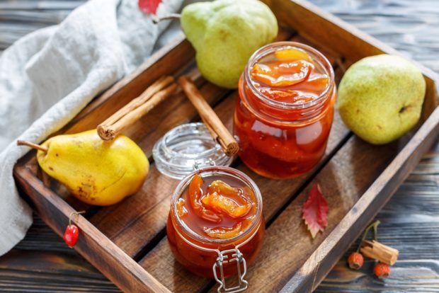 Pear jam slices with lemon – a simple and delicious recipe, how to cook step by step