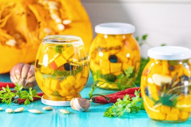 Pickled pumpkin for winter is a simple and delicious recipe, how to cook step by step