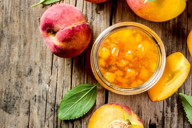 Peach jam-five minutes – a simple and delicious recipe, how to cook step by step