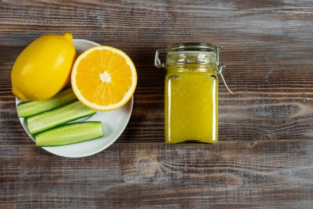 Cucumber and orange jam 