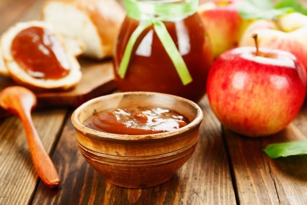 Apple jam with dried apricots – a simple and delicious recipe, how to cook step by step