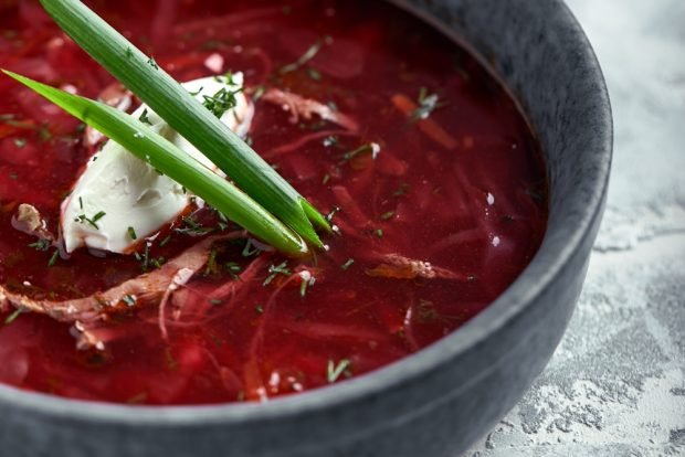 Borscht with radish is a simple and delicious recipe, how to cook step by step