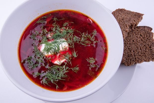 Borscht with tomato juice and beetroot – a simple and delicious recipe, how to cook step by step