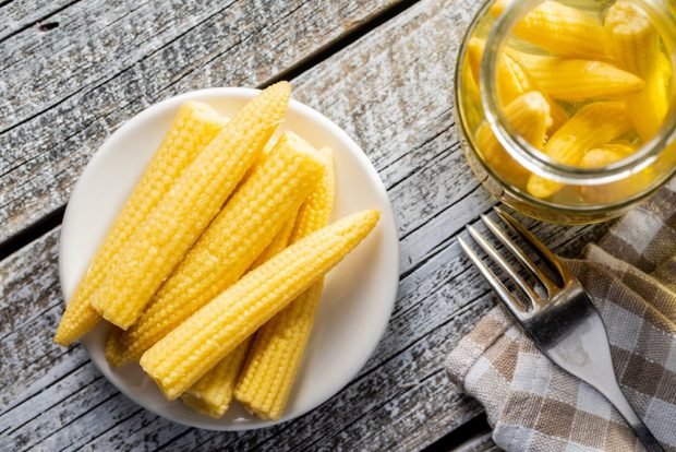 Pickled mini corn is a simple and delicious recipe, how to cook step by step