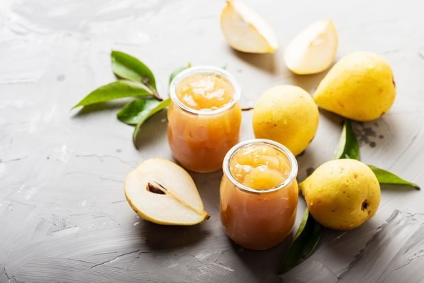 Pear jam with citric acid – a simple and delicious recipe, how to cook step by step