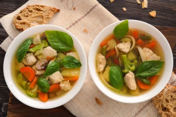 Soup with turkey, vegetables and noodles – a simple and delicious recipe, how to cook step by step