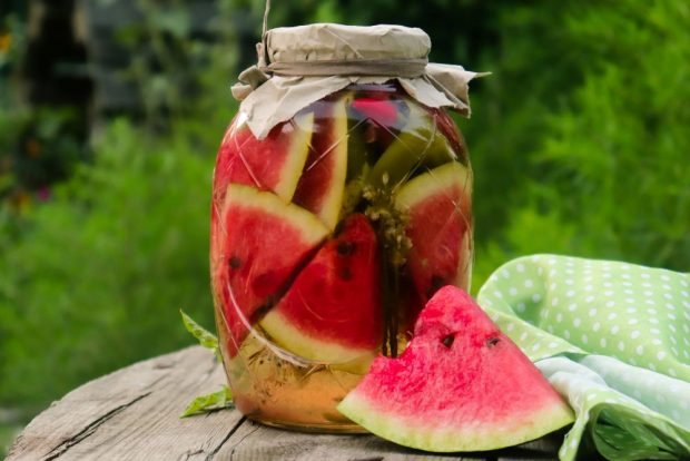 Watermelons for winter in jars with mustard – a simple and delicious recipe, how to cook step by step