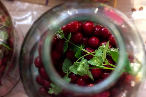 Cherry compote with mint for winter – a simple and delicious recipe, how to cook step by step