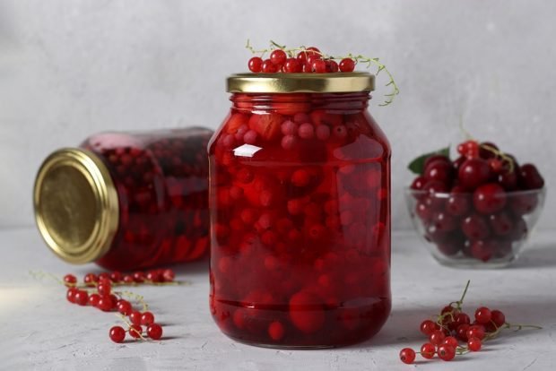 Compote of red berries for winter – a simple and delicious recipe, how to cook step by step