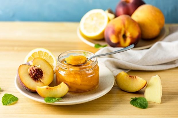 Amber peach jam slices – a simple and delicious recipe how to cook step by step