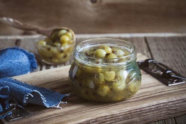 Gooseberry with ginger for winter is a simple and delicious recipe, how to cook step by step