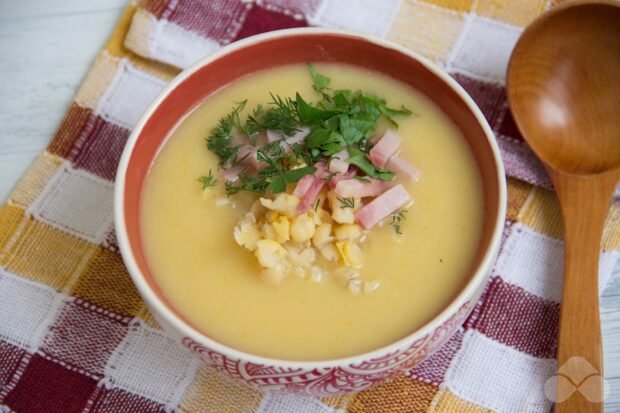 Pea soup: photo of recipe preparation, step 8