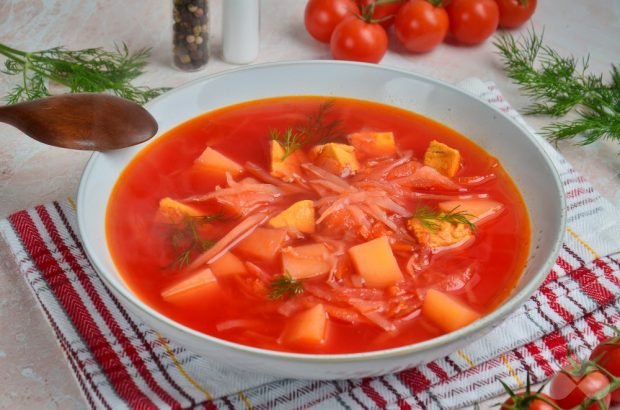 Homemade borscht for the whole family – a simple and delicious recipe with photos (step by step)