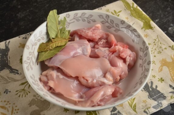 Borscht on chicken in 1 hour: photo of recipe preparation, step 1