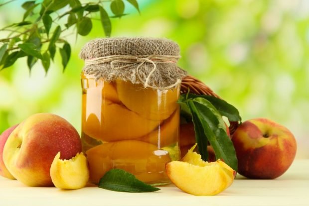 Canned peaches in syrup for winter – a simple and delicious recipe, how to cook step by step