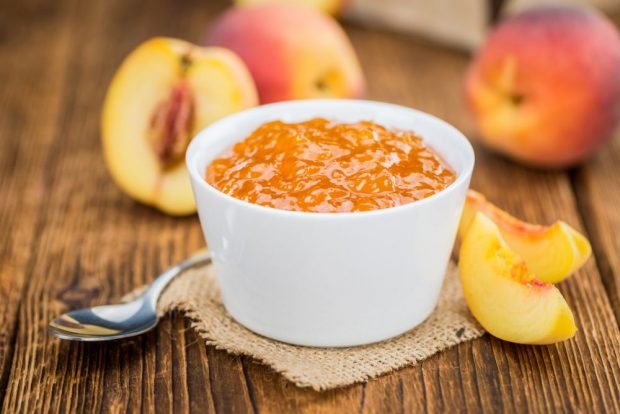 Peach jam without sterilization – a simple and delicious recipe, how to cook step by step