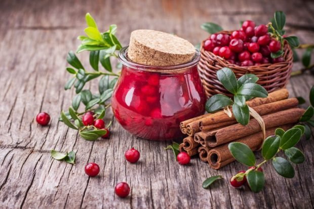 Lingonberry jam with cinnamon and cloves – a simple and delicious recipe, how to cook step by step