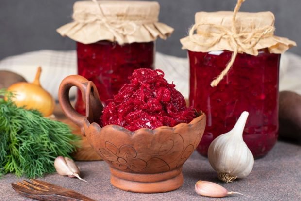 Beetroot and carrot borscht dressing for winter is a simple and delicious recipe, how to cook step by step