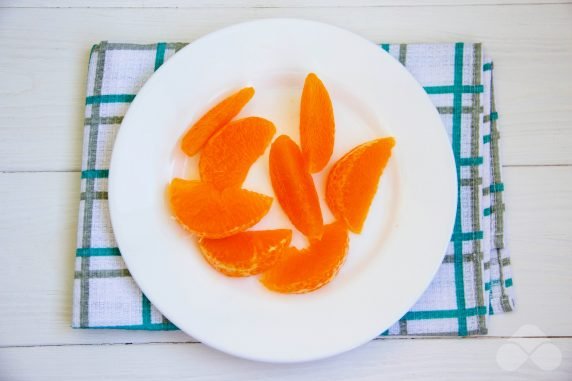 Salad with salmon and avocado: photo of recipe preparation, step 3