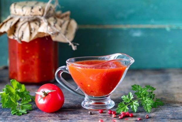 Ancl Bens tomato ketchup for winter is a simple and delicious recipe, how to cook step by step