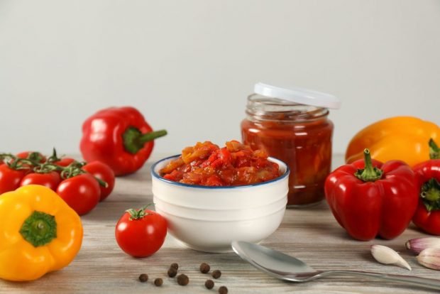 Pepper in tomato sauce for winter – a simple and delicious recipe, how to cook step by step