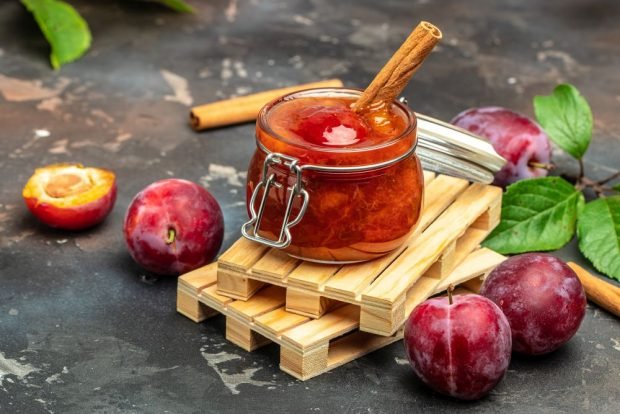 Plum jam with cinnamon – a simple and delicious recipe, how to cook step by step