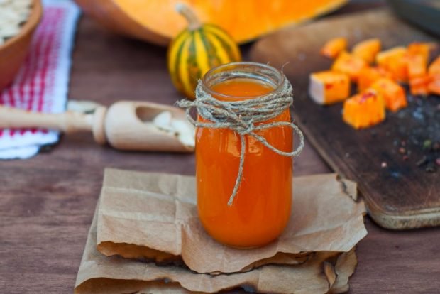 Pumpkin juice with dried apricots for the winter without a juicer – a simple and delicious recipe, how to cook step by step