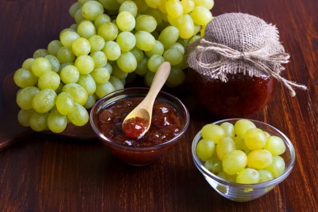 Grape jam – a simple and delicious recipe, how to cook step by step