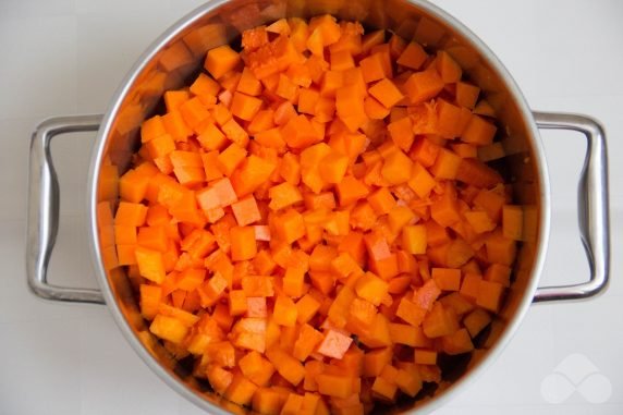 Pumpkin jam: photo of recipe preparation, step 1