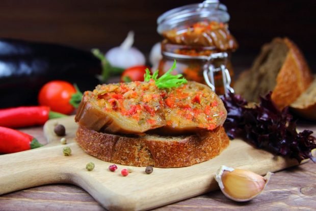 Ogonek salad for winter from eggplant Ogonek salad for winter from eggplant