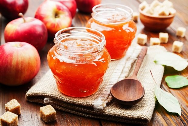 Apple jam with agar